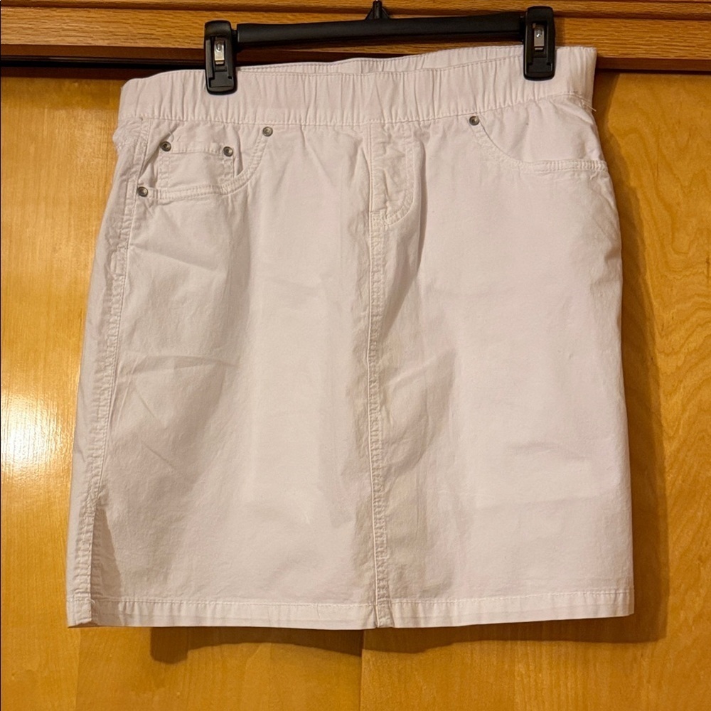 Jag Jeans Cream Denim Skirt